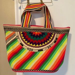 Multicolor Tote bag